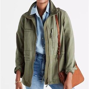 Madewell Fleet Olive Army Jacket XXS